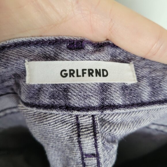 GRLFRND KAROLINA You Got The Look Distressed High Rise Button Fly Jeans Sz 23 - Picture 12 of 16